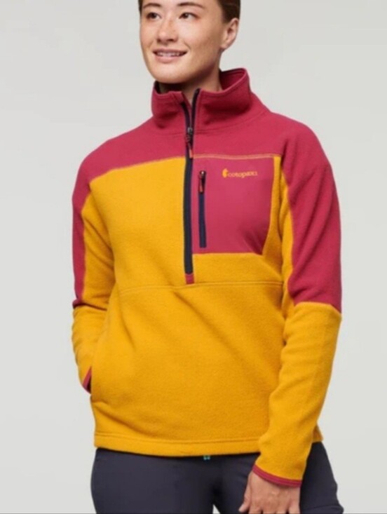 cotopaxi Sweaters - Cotopaxi Bright Pink And Yellow Fleece Jacket